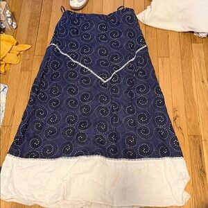 Staud Kathleen Lace Trimmed Skirt